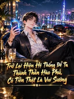 Bìa truyện Trở Lại Hiện Hệ Thống Để Ta Thành Thần Hào Phú, Có Tiền Thật Là Vui Sướng